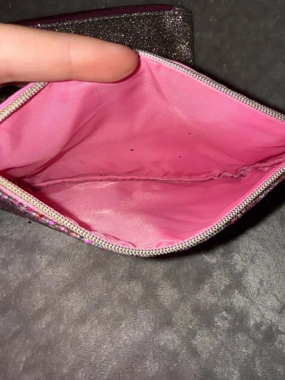 Ipsy December 2023 Glam Bag Glitter & Bath and Body Works Pouch